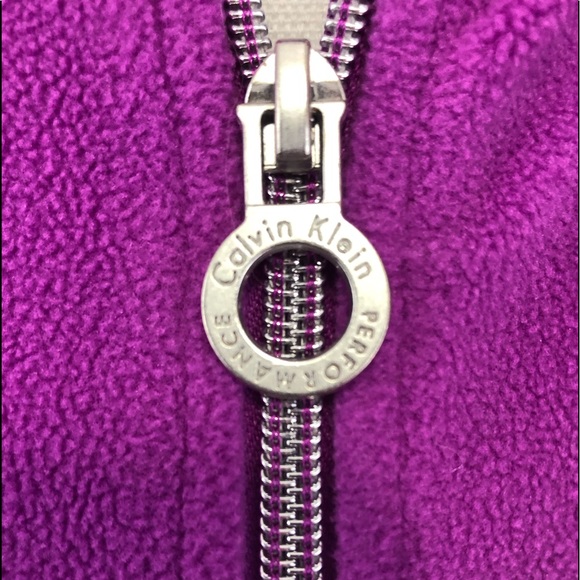 Calvin Klein Performance- Full Zip- Sweatshirt-Purple- Size Small - Picture 4 of 9